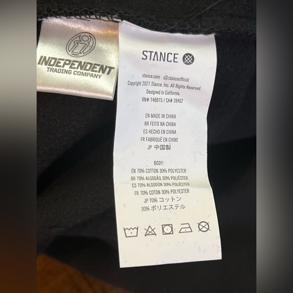 Stance Opposites Hoodie NWOT - Picture 6 of 10